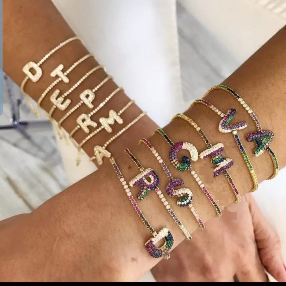 Name and letter bracelets